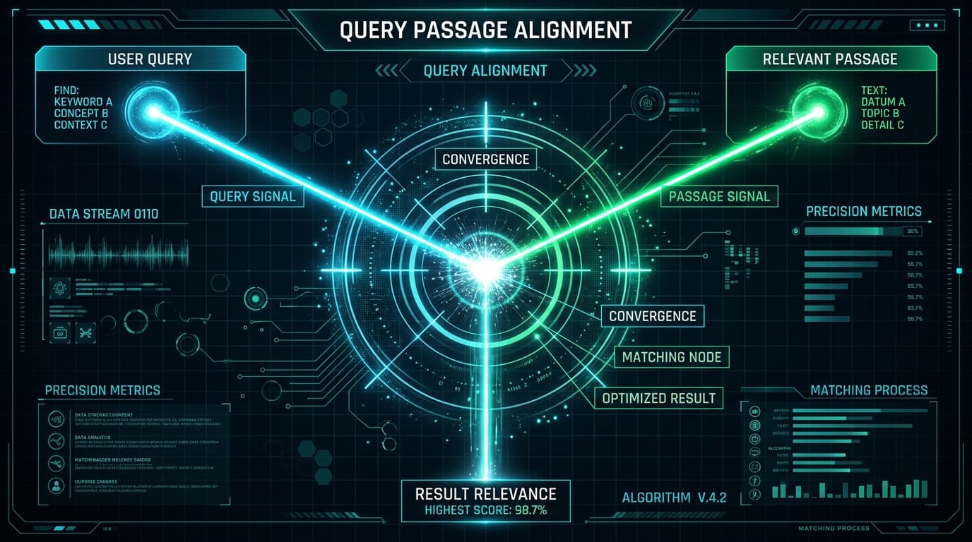 What Is Query-Passage Alignment? The Core Metric of Answer Engines