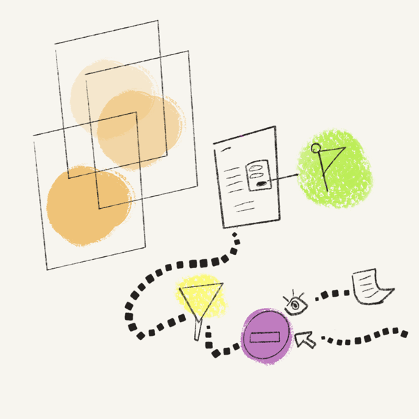 Hubspot Marketing Hub strategy illustration.